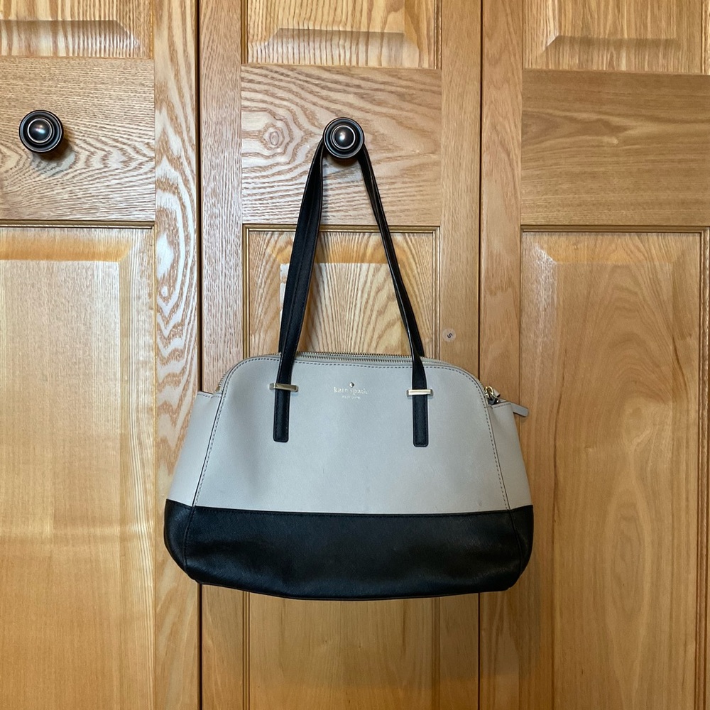 Kate Spade Black and Cream Women's Bag